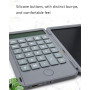 Calculatrice avec Notepad Écran LCD 6 Pouces - 12 Chiffres, Type C, Fonction Dessin/Mémo, Tablette