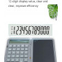 Calculatrice avec Notepad Écran LCD 6 Pouces - 12 Chiffres, Fonction Dessin/Mémo, Tablette