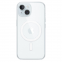 Coque en Silicone avec MagSafe iPhone 15 Transparente (Apple)