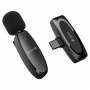 Wireless Microphone Devia Clip Necklace Kintone Series Type-C - Black