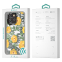 Protective Case with Diamond Devia Summer Flower Series for iPhone - Yellow