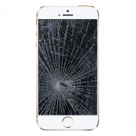 iPhone 11 64GB Black - Broken (Cracked screen and bent frame)