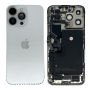 Back Cover Housing iPhone XS White - Charging Connector + Battery (Original Disassembled) - Grade B