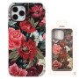 Coque de Protection en Double Marbrée pour iPhone - Rouge (Mayline)