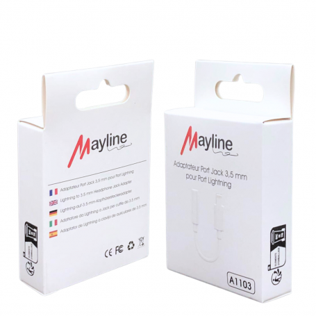 Adaptateur Lightning / Jack 3,5 mm (Mayline)
