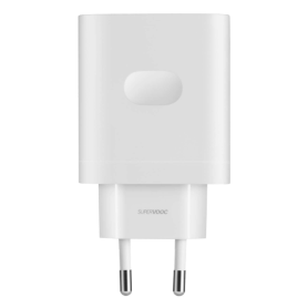 Adaptateur Secteur USB OPPO/OnePlus SUPERVOOC VCB8JAEH Rapide 80W Blanc - Vrac