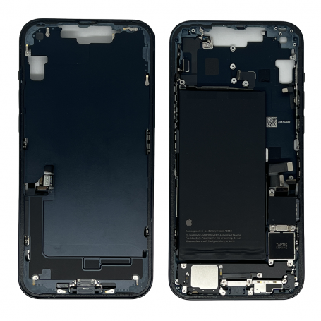 Rear Frame iPhone 14 Plus Without Back Glass With Battery Black (Original Disassembled) - Grade B