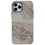 Coque de Protection en Double Marbrée  pour iPhone - Dorée (Mayline)