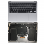Complete Frame Apple MacBook Pro 13" Gray A2338  - Battery + Touch + Keyboard QWERTY (Original Disassembled) - Grade B
