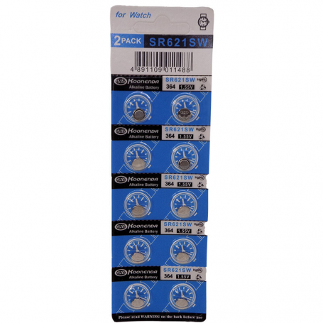 AG1 364 1.55V Button Cell Batteries *10pcs SR621SW