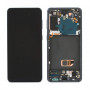 Ecran Samsung Galaxy S21 5G (G991) Noir + Châssis (Original Démonté) - Grade A