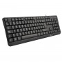 NGS FUNKY V3 FRENCH Wired USB Keyboard AZERTY with 12 Multimedia Keys - Black