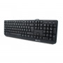 NGS FUNKY V3 FRENCH Wired USB Keyboard AZERTY with 12 Multimedia Keys - Black