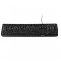 NGS FUNKY V3 FRENCH Wired USB Keyboard AZERTY with 12 Multimedia Keys - Black