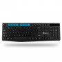 Ensemble Souris et Clavier Multimédia 2.4 GHz sans Fil Français AZERTY - NGS - Noir