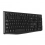 Ensemble Souris et Clavier Multimédia 2.4 GHz sans Fil Français AZERTY - NGS - Noir