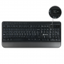 Wireless Mouse and Keyboard Set French AZERTY - Black - NGS