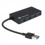 HUB USB Avec 4 Ports - NGS IHUB 3.0 - Noir