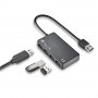 HUB NGS IHUB4 Tiny USB 2.0 Avec 4 Ports - Noir