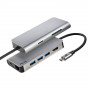 NGS Wonder Dock 8 USB-C Multiport 8-in-1 Ultra Light Adapter - Grey