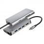 Adaptateur NGS Wonder Dock 8  USB - C Multiport 8 En 1 Ultra Léger - Gris