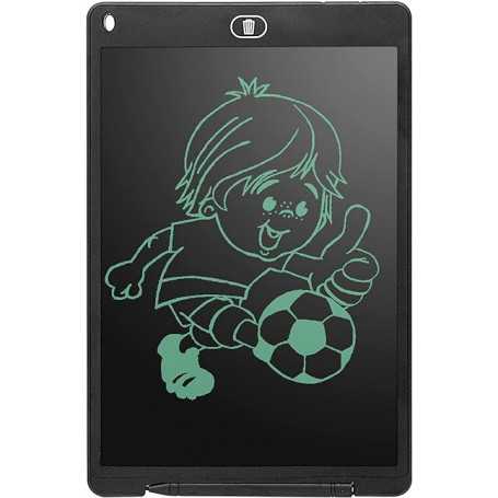 Tablette d'écriture avec écran LCD 12 Pouces - Noir