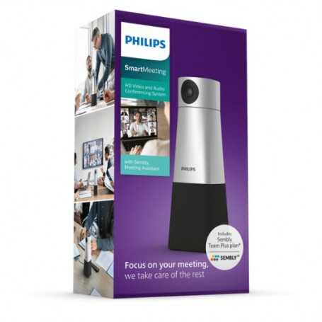 PSE0550 Audio-Video Conference Microphone - Black and Silver - Philips