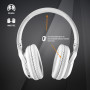 Casque Sans Fil NGS Artica Greed White Avec Microphone - Blanc