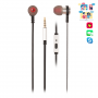 NGS Cross Rally Silver Hands-Free Kit Earphones, 3.5mm Jack - 1.2 M - Silver