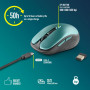 Souris Sans Fils NGS Evo Rust Ice Rechargeable Avec Boutons Silencieux - Bleu Vert