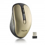 Wireless Mouse NGS Evo Rust Gold Rechargeable with Silent Buttons - Gold