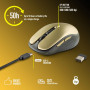 Wireless Mouse NGS Evo Rust Gold Rechargeable with Silent Buttons - Gold