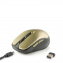 Wireless Mouse NGS Evo Rust Gold Rechargeable with Silent Buttons - Gold