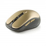 Wireless Mouse NGS Evo Rust Gold Rechargeable with Silent Buttons - Gold