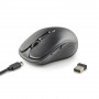 NGS Evo Rust Wireless Mouse Rechargeable with Silent Buttons - Black