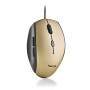 Souris Ergonomique Filaire NGS Moth Gold USB/Type C Avec Boutons Silencieux - Dorée