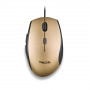 Souris Ergonomique Filaire NGS Moth Gold USB/Type C Avec Boutons Silencieux - Dorée