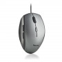 NGS Moth Gray Wired Ergonomic Mouse with Silent Buttons - USB/Type C - Gray