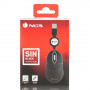 Souris NGS Sin Black pour Portable Avec Câble Rétractable - Noir