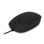 NGS Flame Wired Optical Mouse 1000 DPI Standard Size - Black