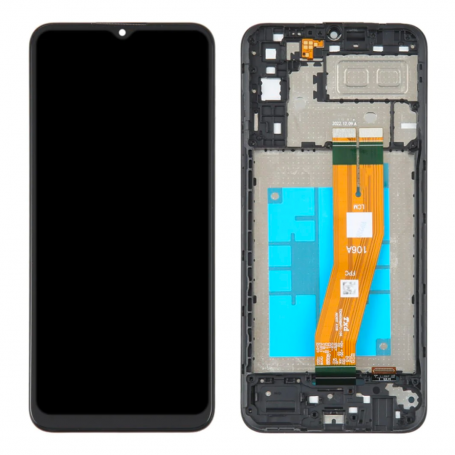 Ecran Samsung Galaxy A04e (A042) Noir + Châssis (Original Pack)