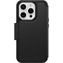 Étui Rabat Portefeuille OtterBox Strada Serie Folio MagSafe iPhone 15  - Noir