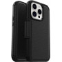 Étui Rabat Portefeuille OtterBox Strada Serie Folio MagSafe iPhone 15  - Noir