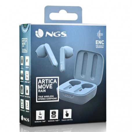 Bluetooth Headphones NGS Artica Move Rain, One Pair In-Ear - Blue