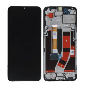 Écran, Display - Ecran Oppo A57S / A77 4G / One Plus Nord N20 SE Noir + Châssis (Service Pack) - 4130254, prix de gros.