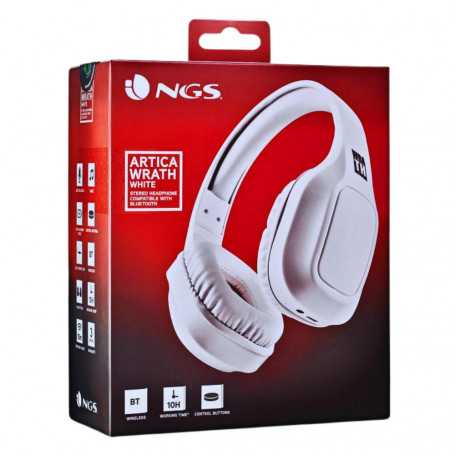 Casque Sans Fil NGS Artica Wrath Avec Microphone - Blanc