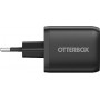 OtterBox Standard EU USB-C PD Wall Charger Adapter with 2 Ports 65W - Black