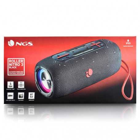 Enceinte Bluetooth NGS  Roller Nitro 3 Black IPX5 - 5.0 - 30W - Noir