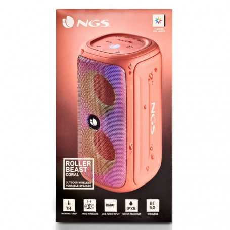 Bluetooth Speaker NGS Roller Beast IPX5 32W - Orange