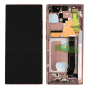 Ecran Samsung Galaxy Note 20 Ultra 4G/5G (N985/N986) Bronze with Frame (OEM Soft Oled)